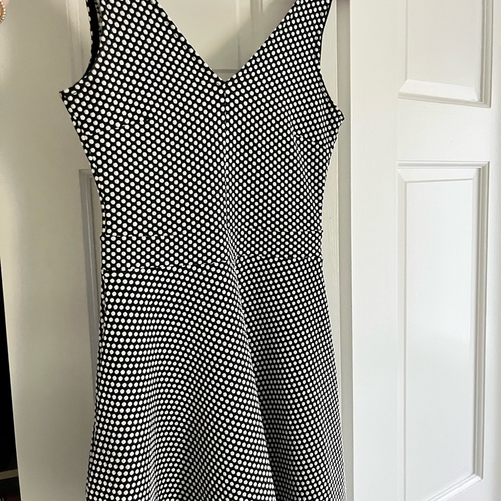 Black and White Polka Dot Dress